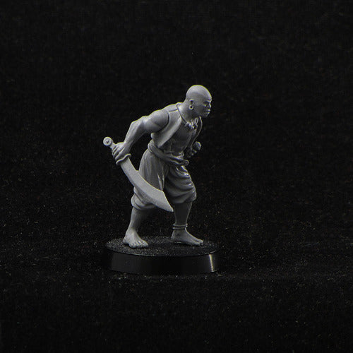 African Pirate miniature, fantasy 28mm